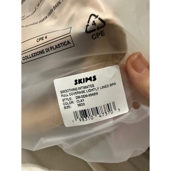 2/$30 NEW Skims Beige SMOOTHING INTIMATES COVERAGE BRA Lightly Lined Underwire‎ - Picture 9 of 13